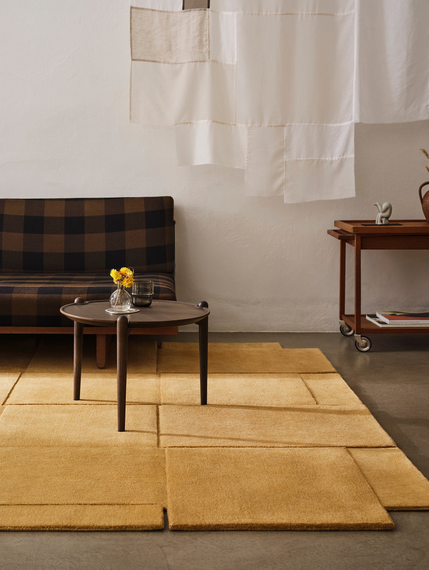 Basket Rug by Design House Stockholm - Yellow