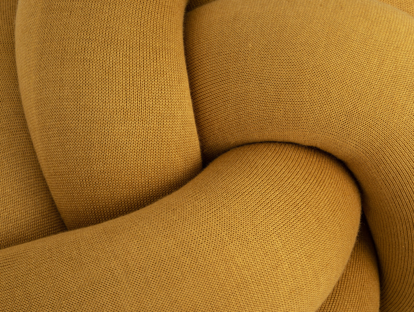 Yellow Knot Seat Cushion XL by Design House Stockholm