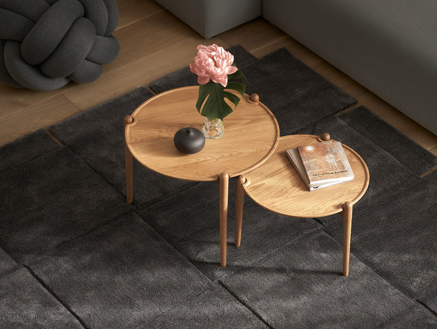 Aria Table by Design House Stockholm - Solid Oak