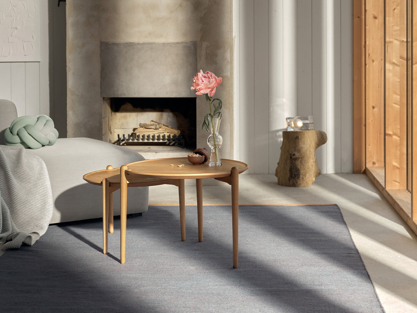 Aria Table by Design House Stockholm - Solid Oak