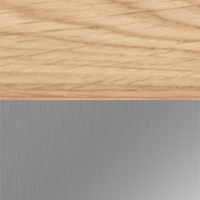 Swatch for Oak / Stainless Steel