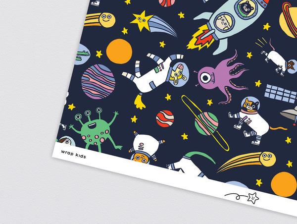 Space wrapping clearance paper