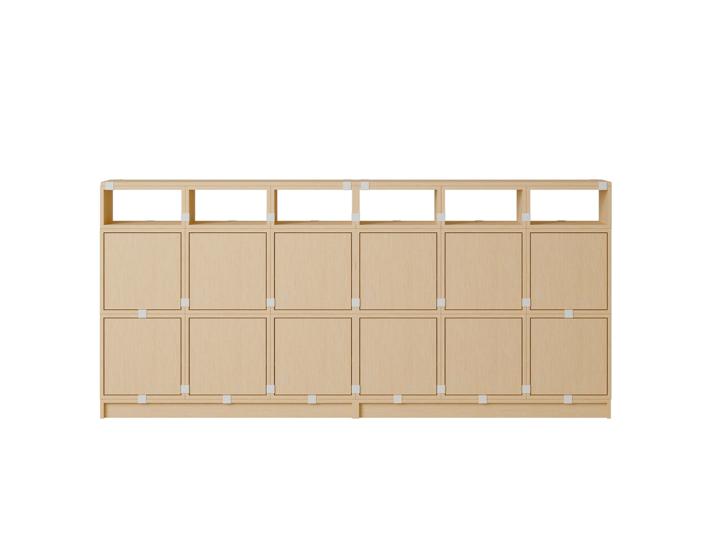 Stacked Storage System - Sideboard by Muuto / Configuration 1 / Oak