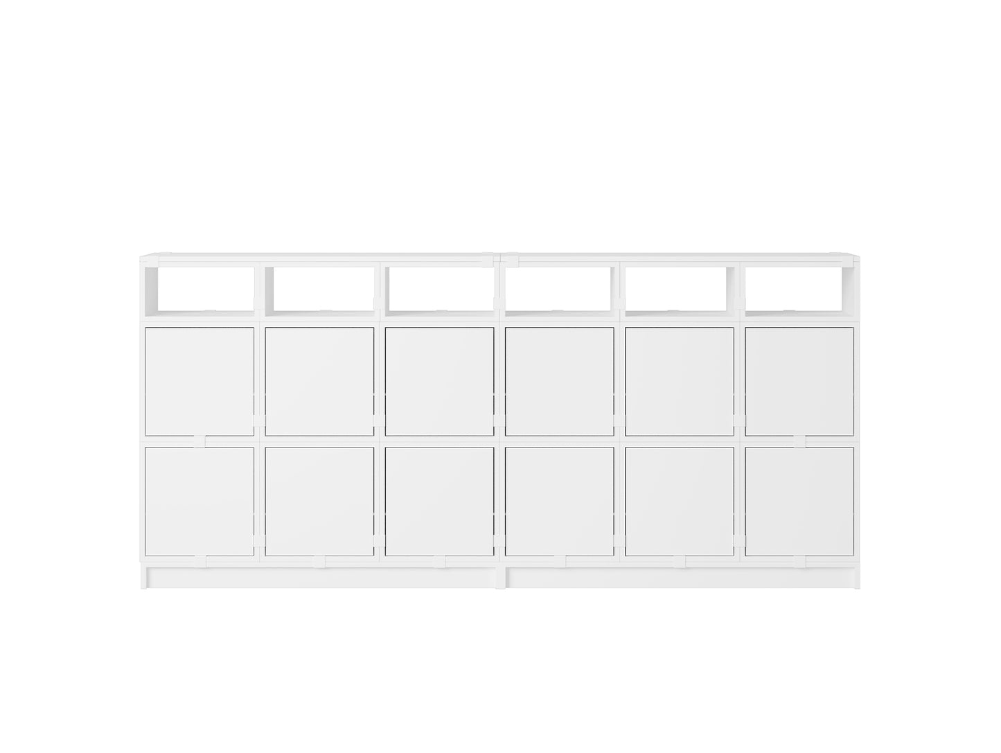 Stacked Storage System - Sideboard by Muuto / Configuration 1 / White
