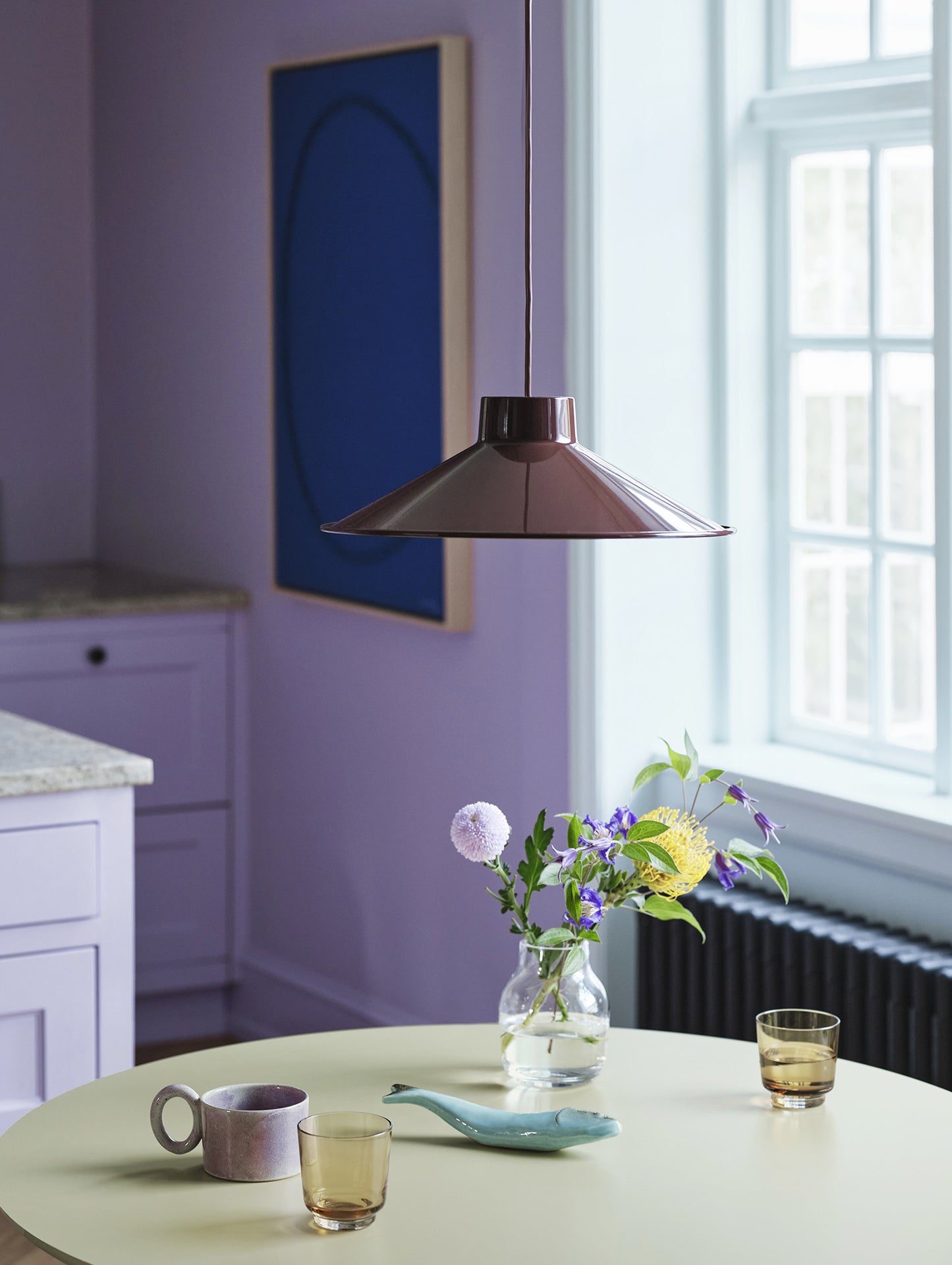 Top Pendant Lamp by Muuto - Diameter 36 cm / Deep Red