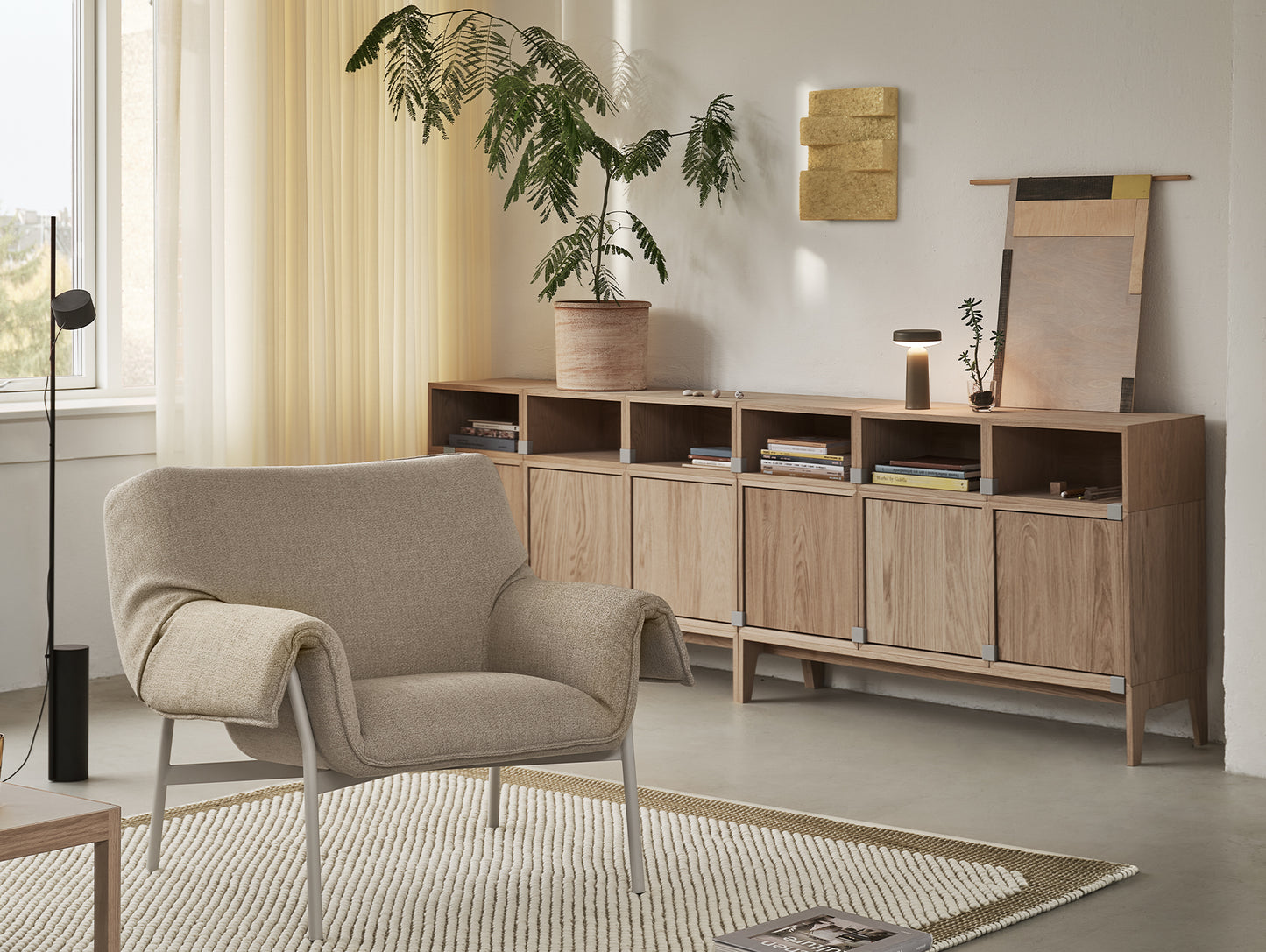 Ease Portable Lamp by Muuto - Taupe
