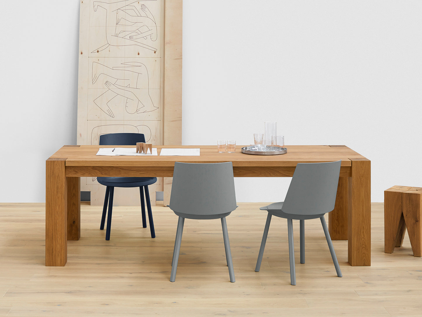 TA04 Bigfoot Dining Table by e15 - Oiled Oak