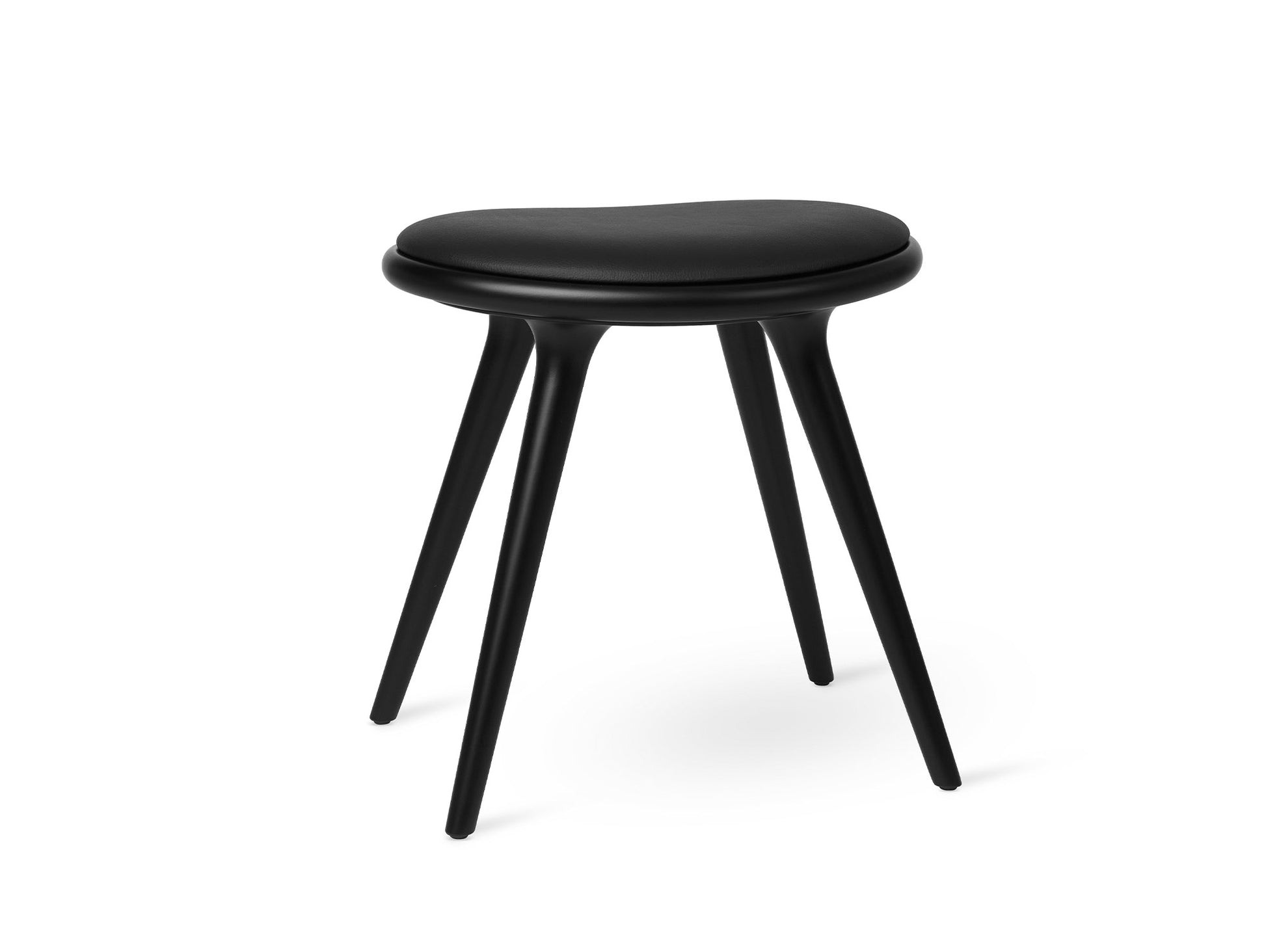 Stool by Mater - Low Stool (H47 cm) / Black Stained Beech