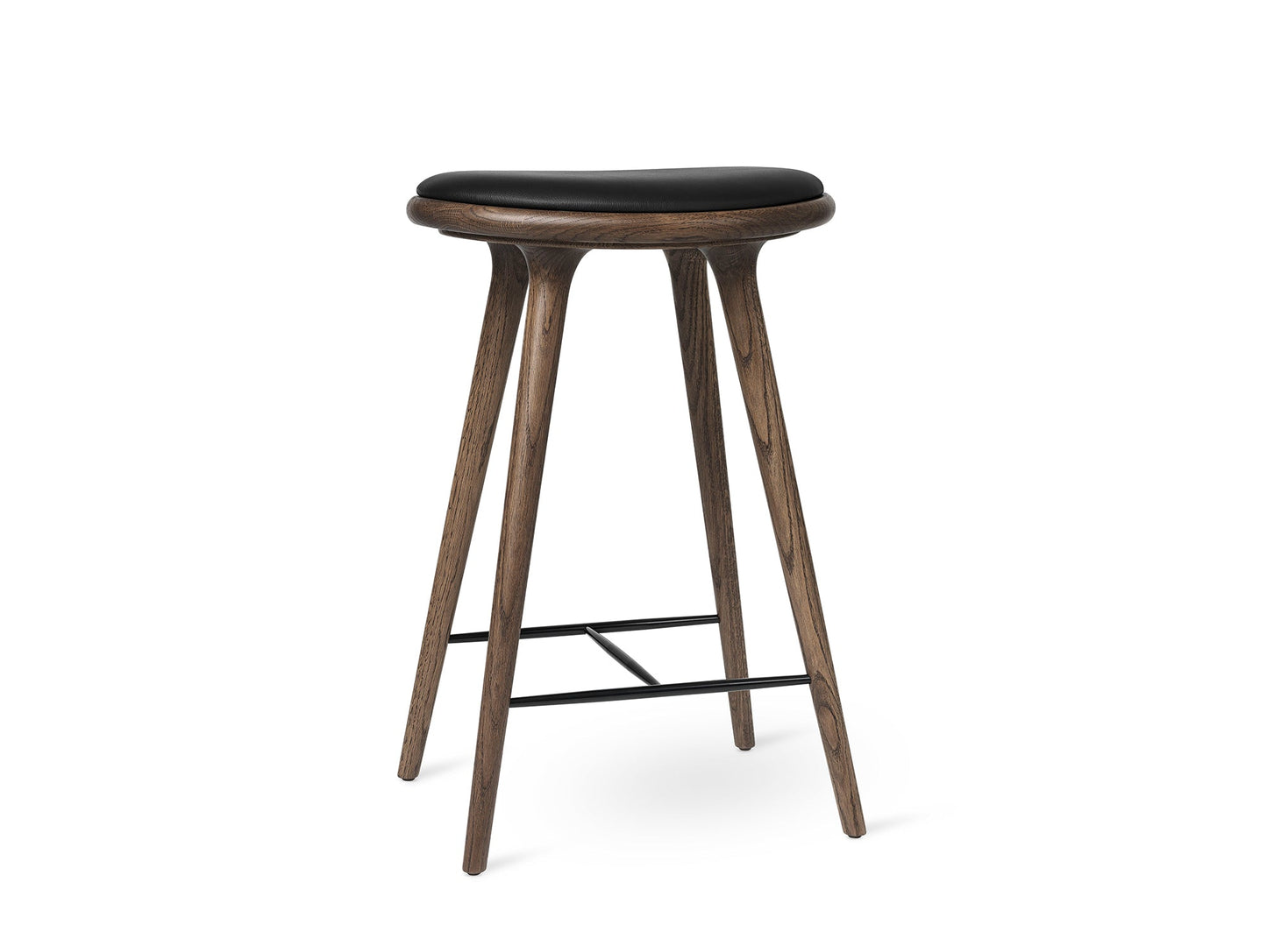 Stool by Mater - Counter Stool (H 69cm) / Dark Stained Oak