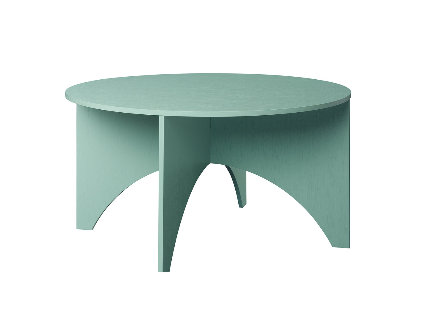 FK05 Charlotte Coffee Table by e15 - Mint Lacquered Oak Veneer