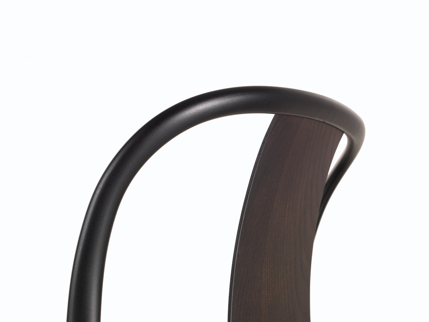 Belleville Chair Wood by Vitra - Dark Lacquered Oak