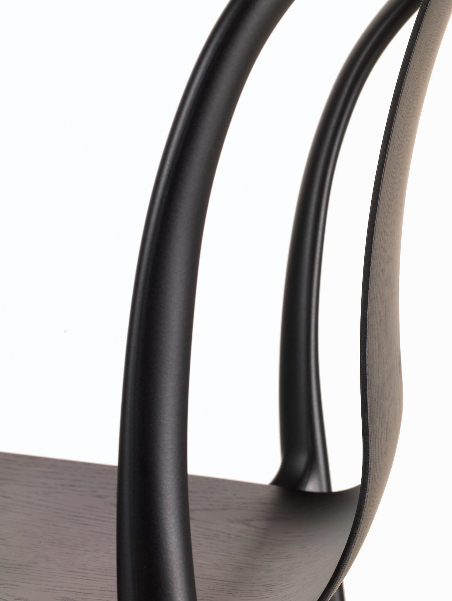 Belleville Chair Wood by Vitra - Dark Lacquered Oak