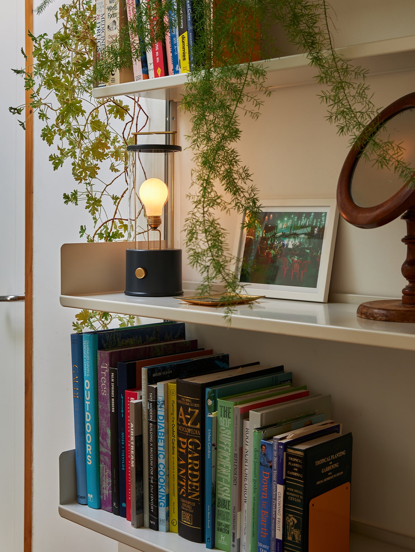 The Muse Portable Lamp in Hackles Black by Tala