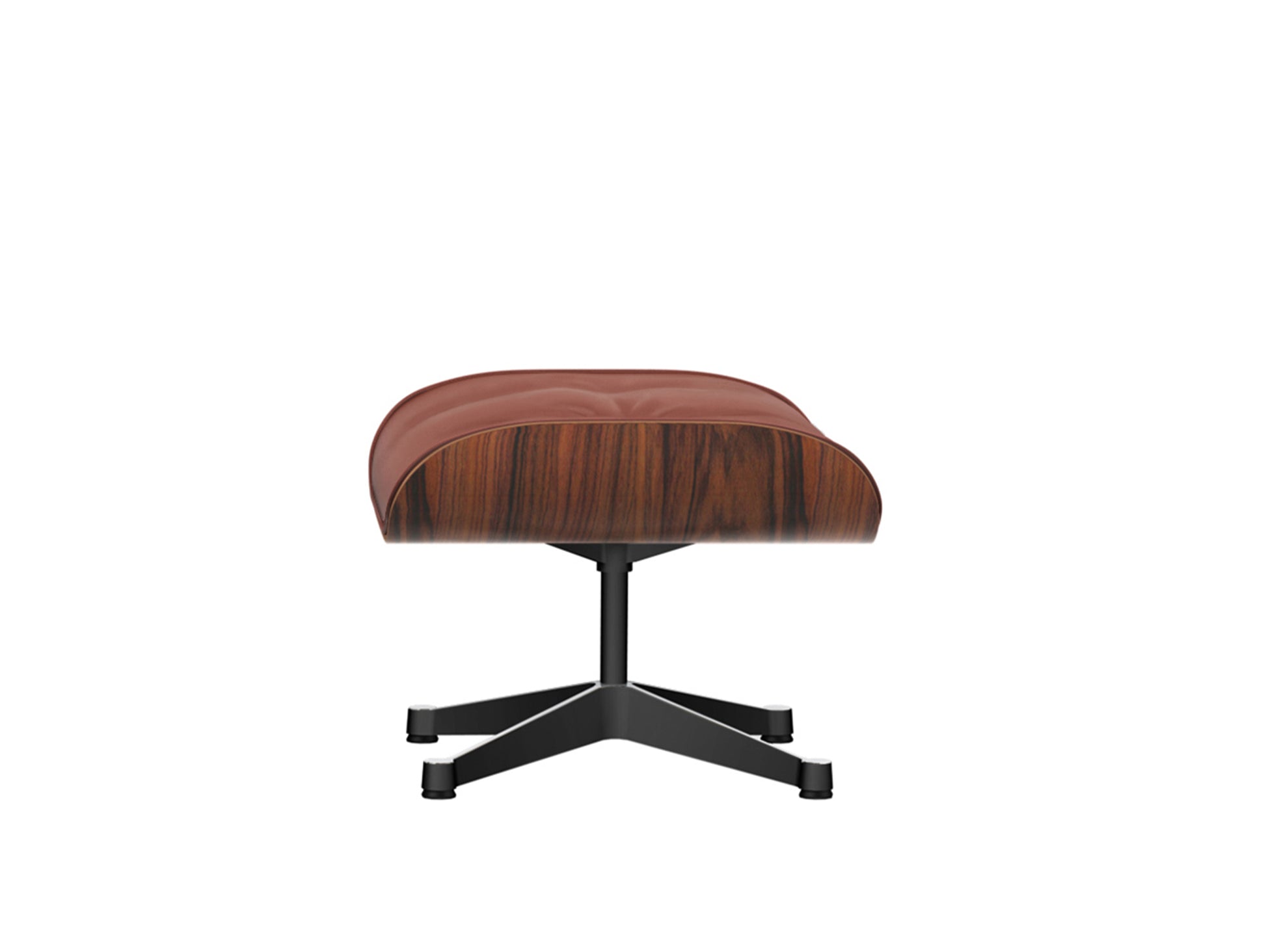 Eames Lounge Ottoman by Vitra - Santos Palisander / Brandy