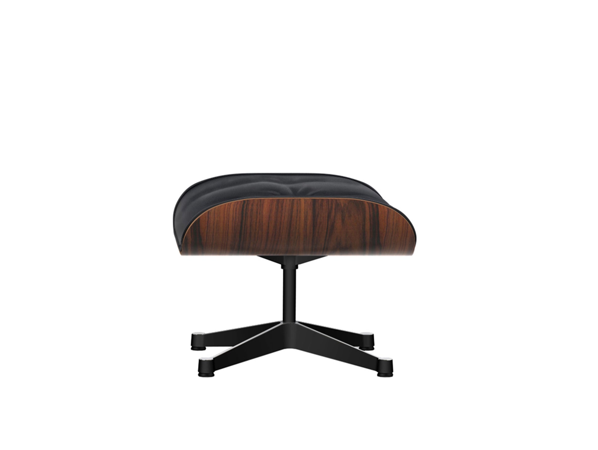 Eames Lounge Ottoman by Vitra - Santos Palisander / Nero