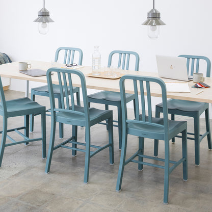 111 Navy Chair by Emeco - Light Blue