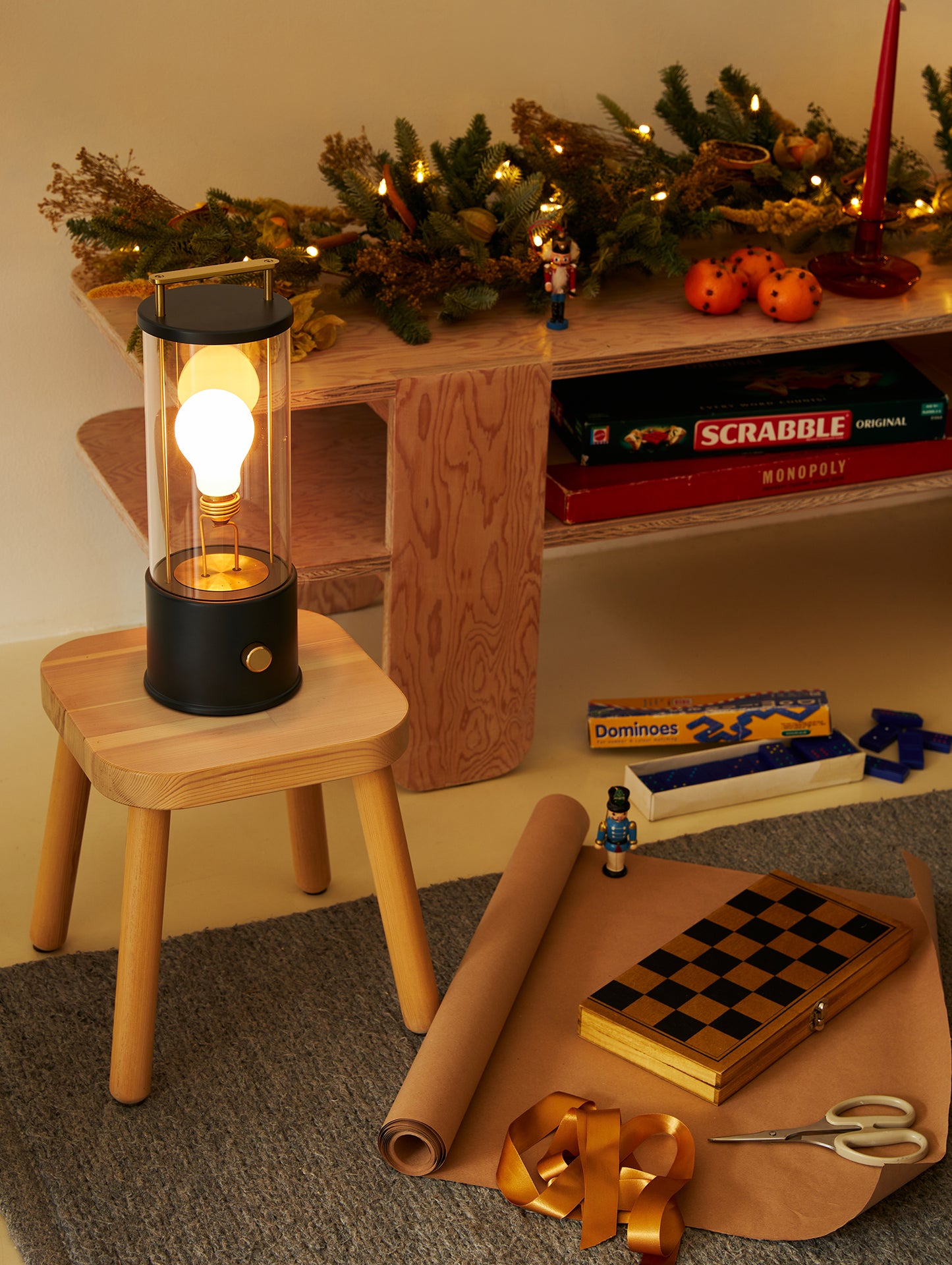 The Muse Portable Lamp in Hackles Black by Tala