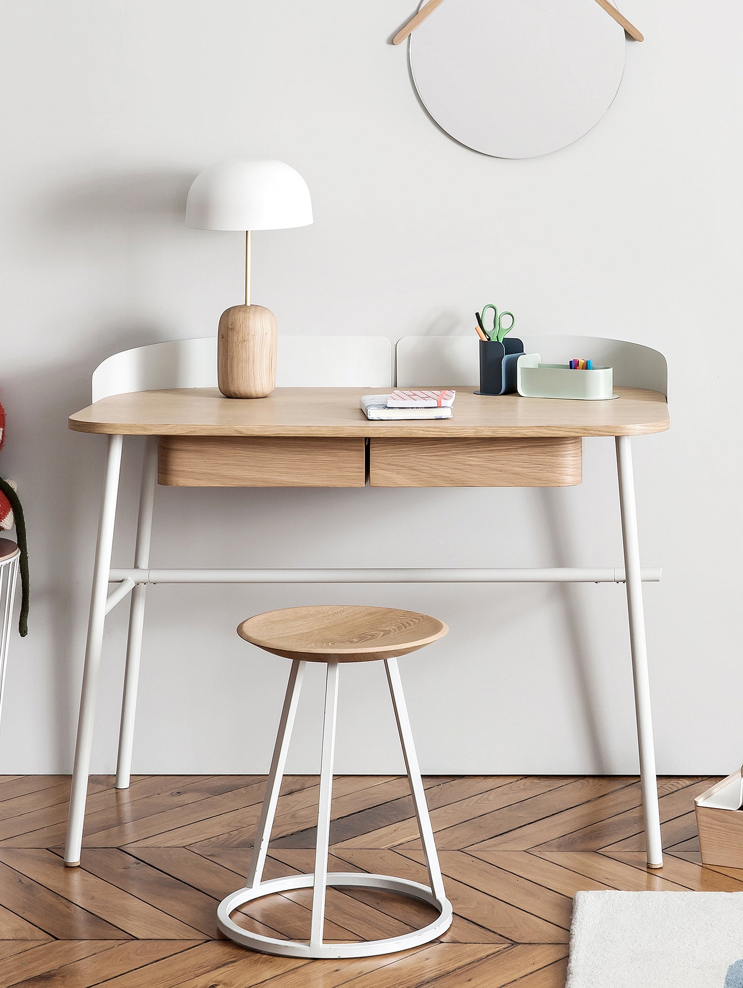 Victor Bureau/Desk by Hartô - White/Oak