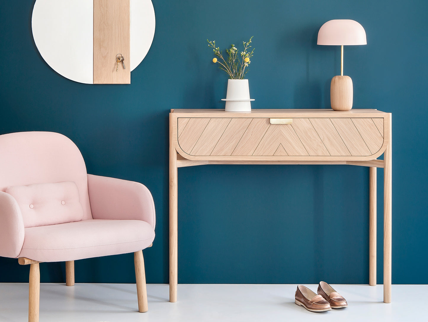 Marius Console Table by Hartô - Natural Oak