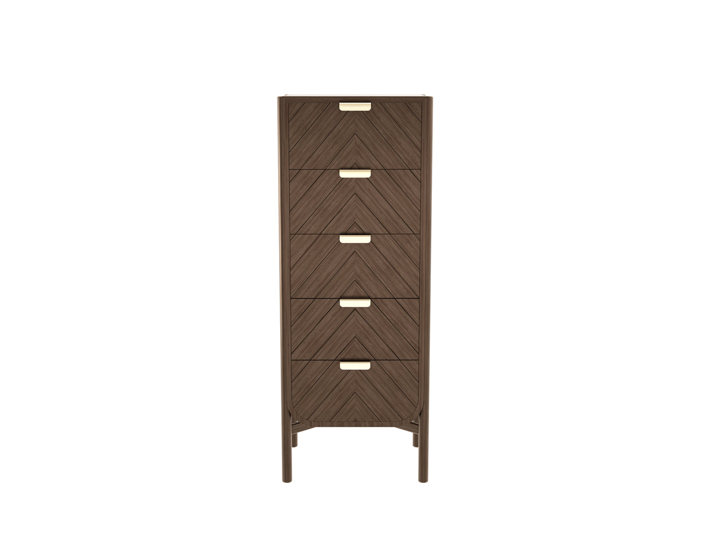 Marius Tall Chest of Drawers by Hartô - Walnut
