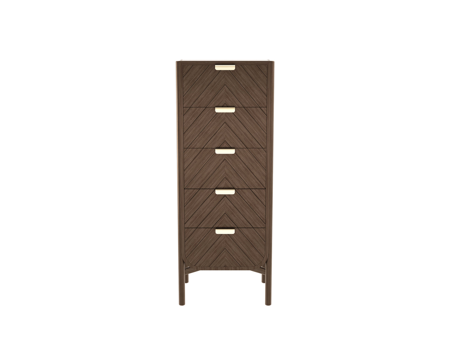 Marius Tall Chest of Drawers by Hartô - Walnut