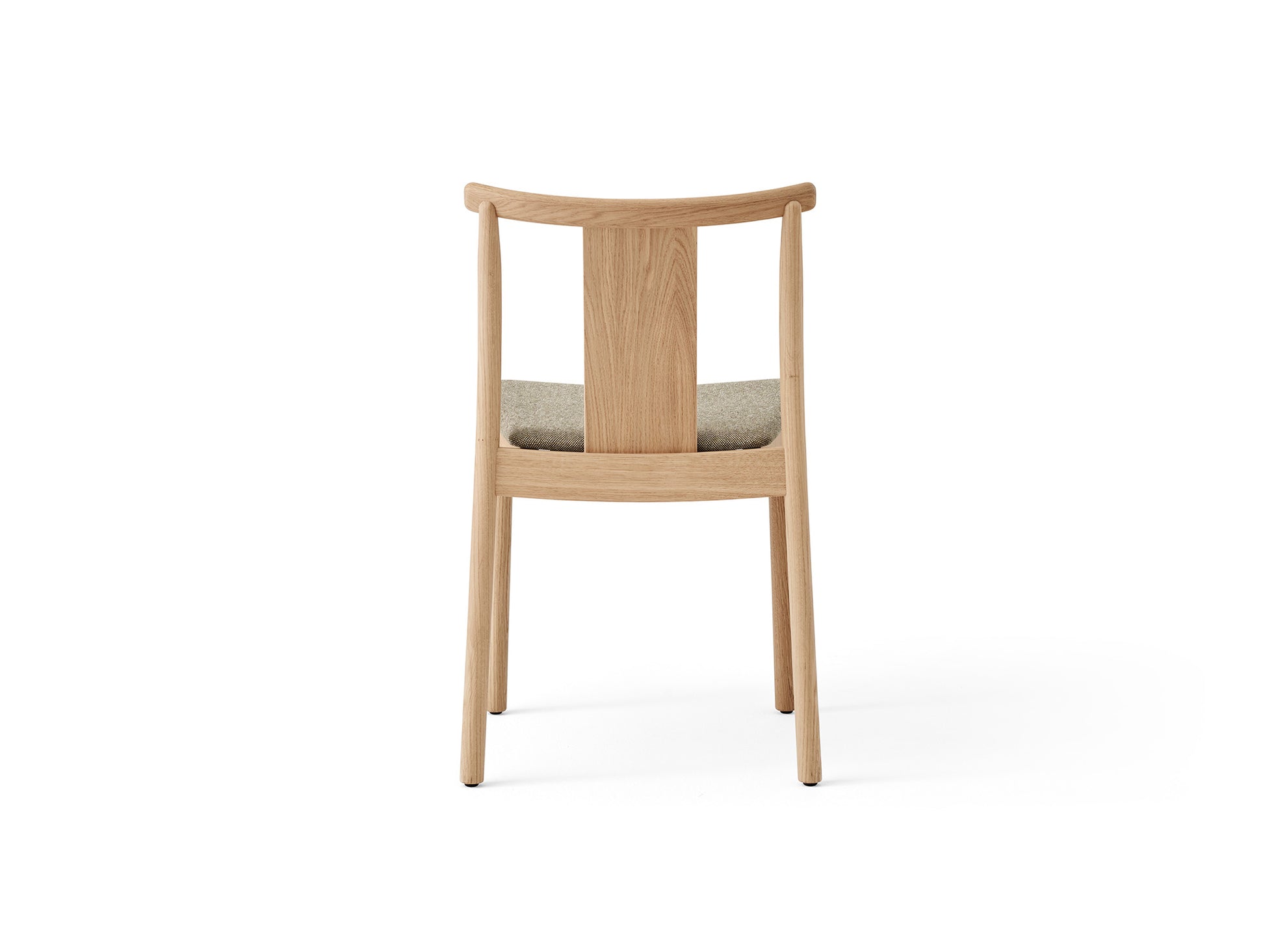 Merkur Dining Chair Upholstered by Menu - Without Armrest / Lacquered Oak / Hallingdal 0200