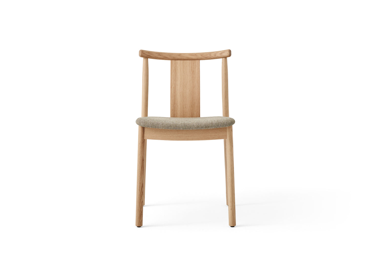 Merkur Dining Chair Upholstered by Menu - Without Armrest / Lacquered Oak / Hallingdal 0200