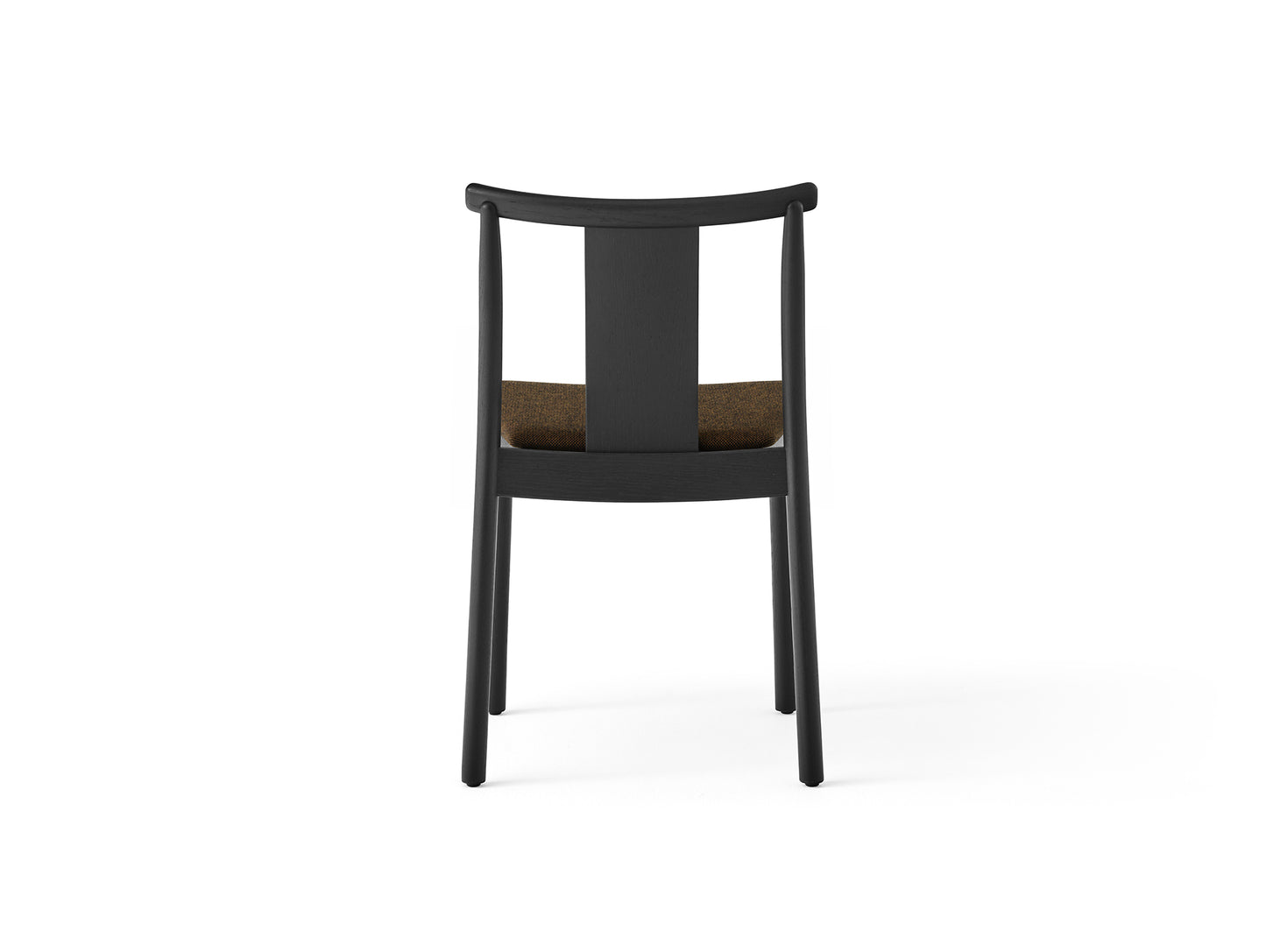 Merkur Dining Chair Upholstered by Menu - Without Armrest / Black Lacquered Oak / Hallingdal 0370