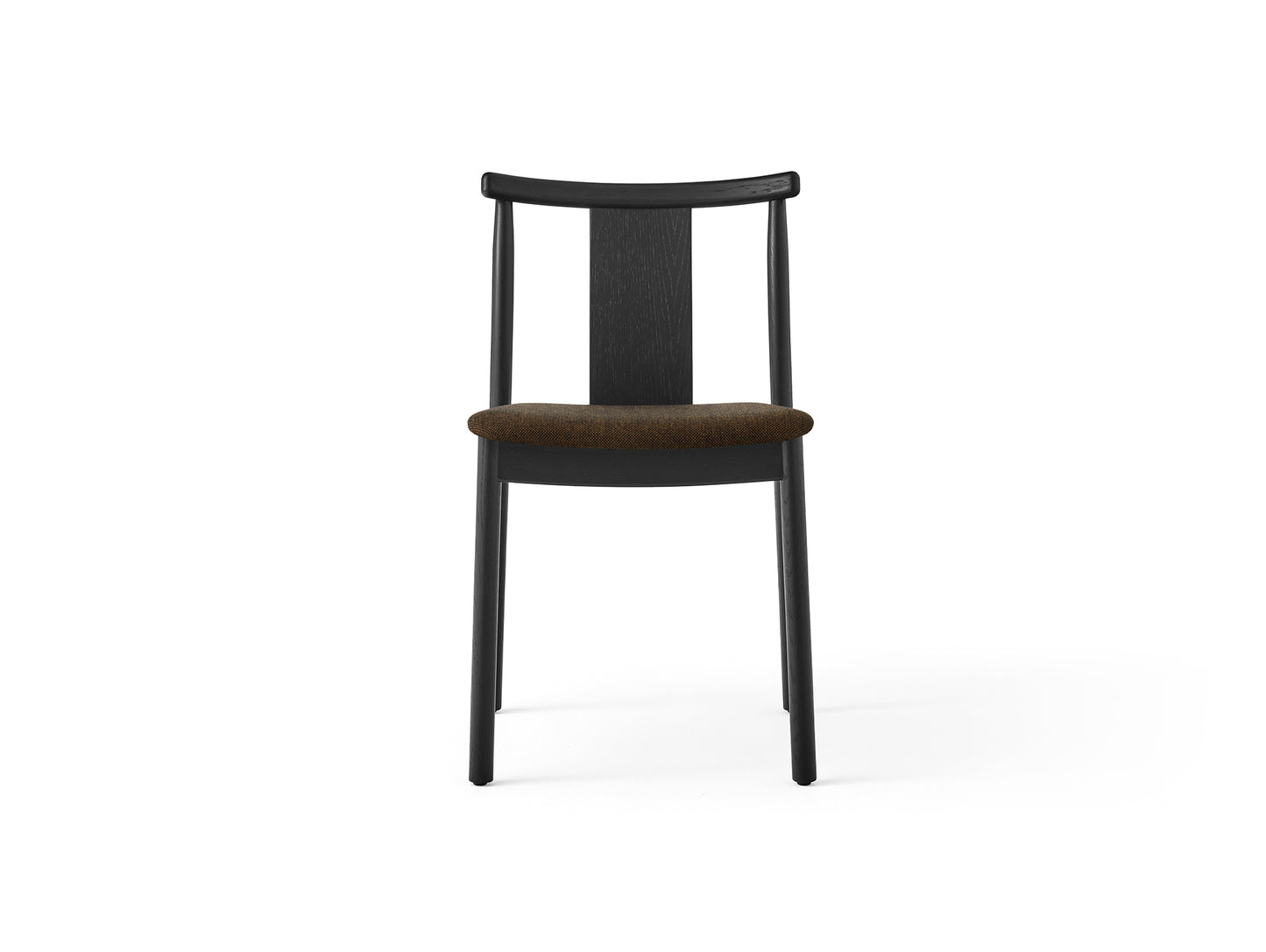 Merkur Dining Chair Upholstered by Menu - Without Armrest / Black Lacquered Oak / Hallingdal 0370