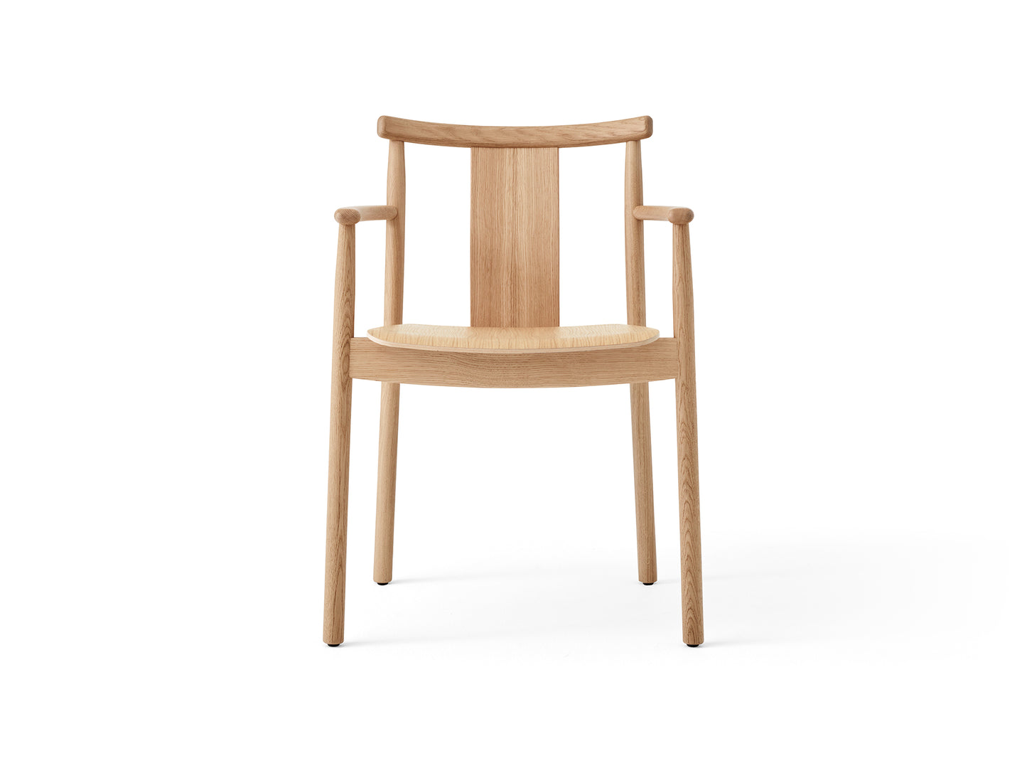 Merkur Dining Chair with Armrest by Menu - Lacquered Oak