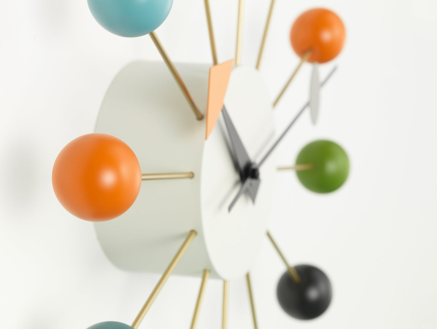 George Nelson Ball Wall Clock by Vitra - Multicoloured