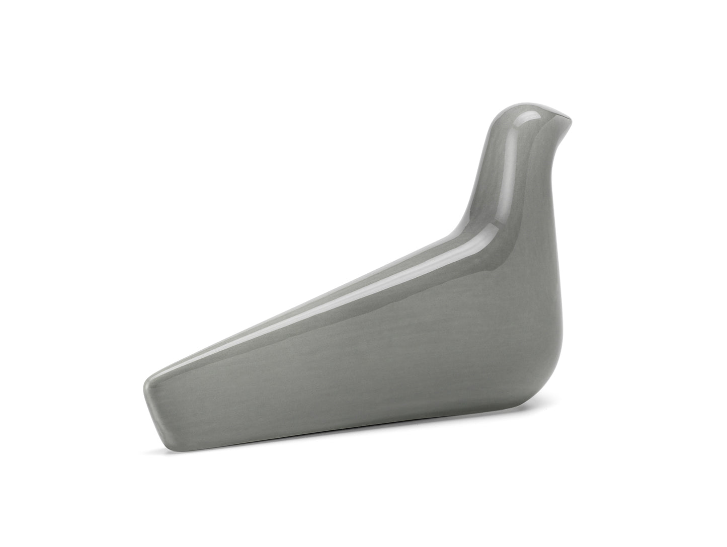 L'Oiseau Ceramic Bird by Vitra - Grey / Gloss Finish