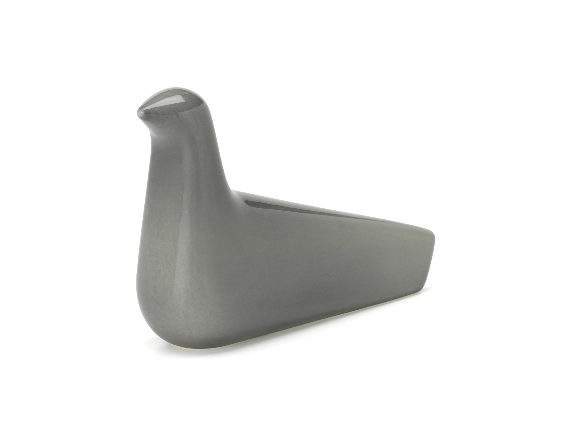 L'Oiseau Ceramic Bird by Vitra - Grey / Gloss Finish