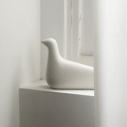 L'Oiseau Ceramic Bird by Vitra - White / Matt Finish