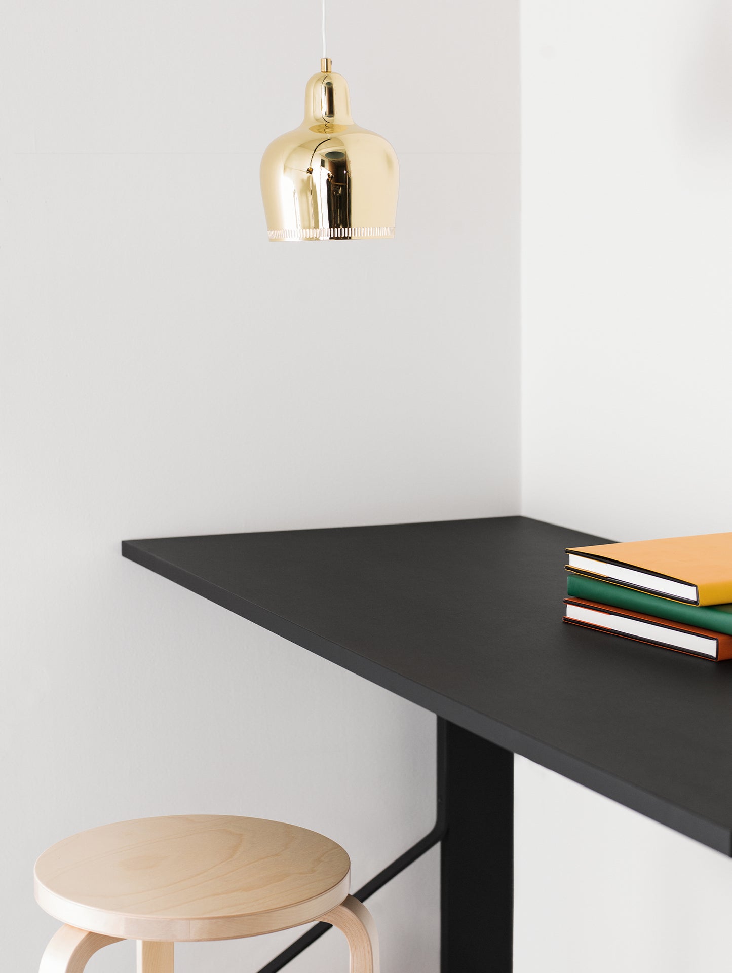 A330S Golden Bell Pendant Light by Artek