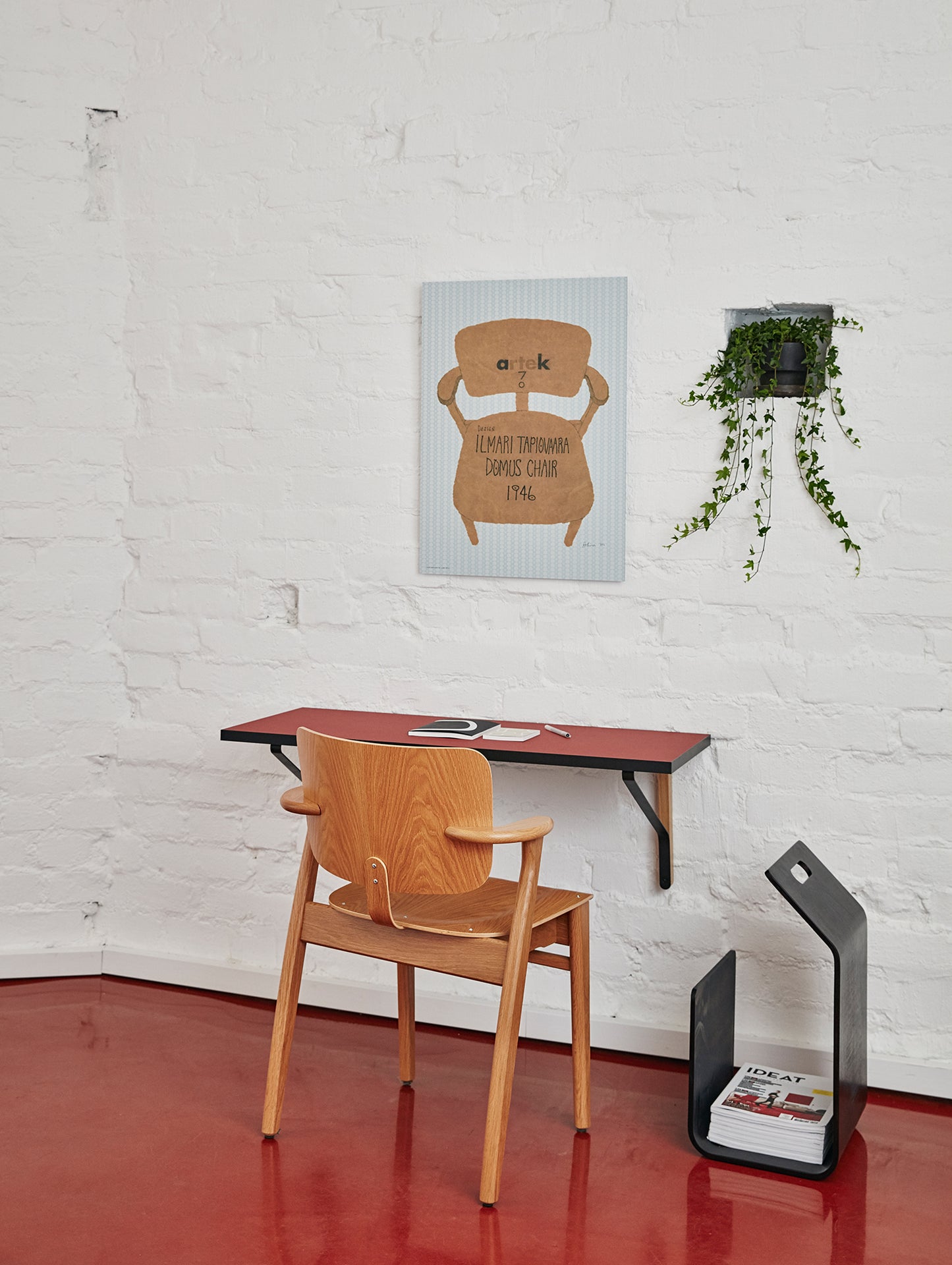 Domus Chair by Artek - Clear Lacquered Birch
