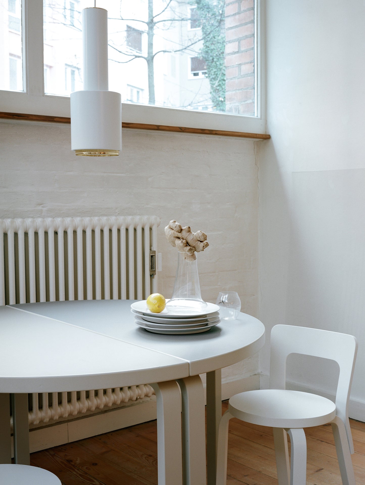 Aalto Table Half-Round by Artek