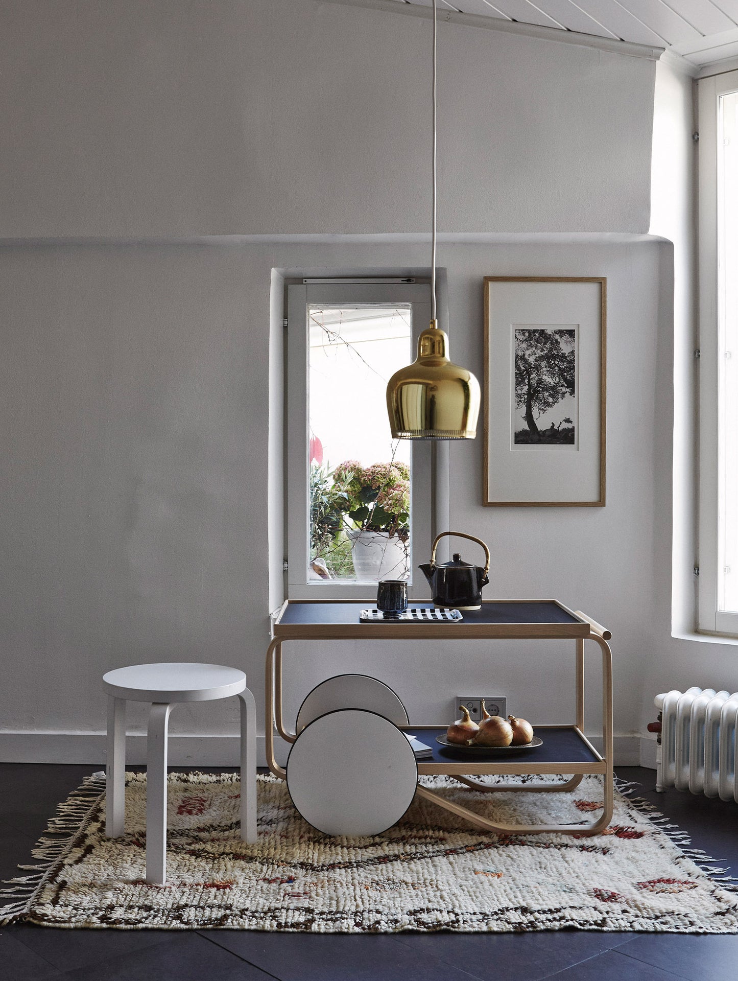 A330S Golden Bell Pendant Light by Artek