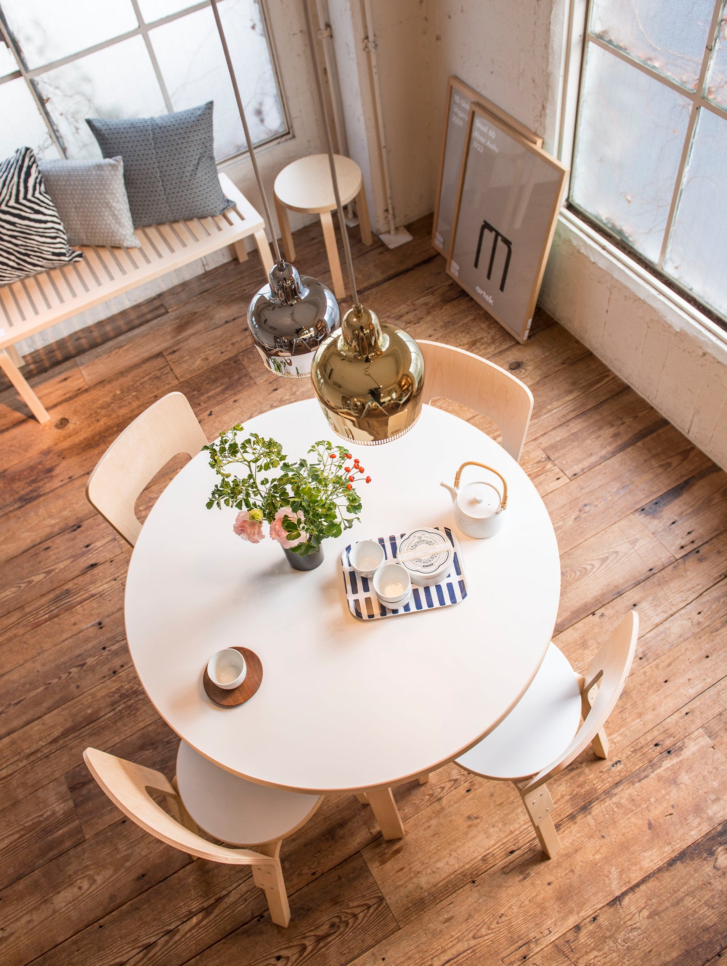 A330S Golden Bell Pendant Light by Artek