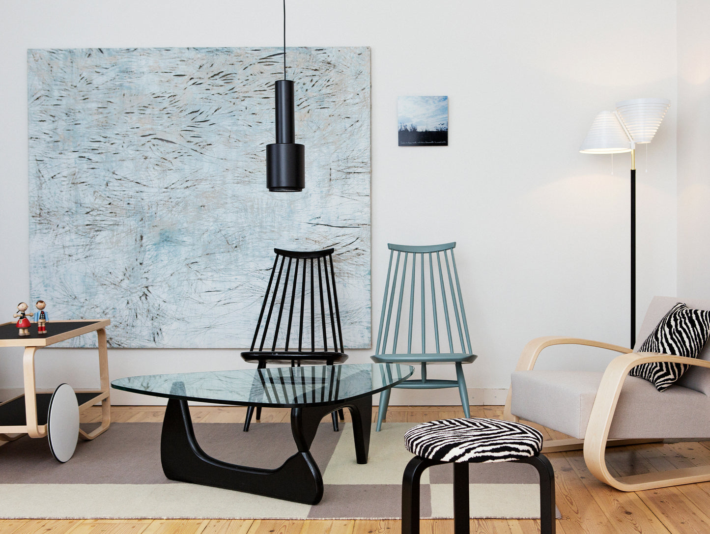 Noguchi Coffee Table by Vitra - Black Ash