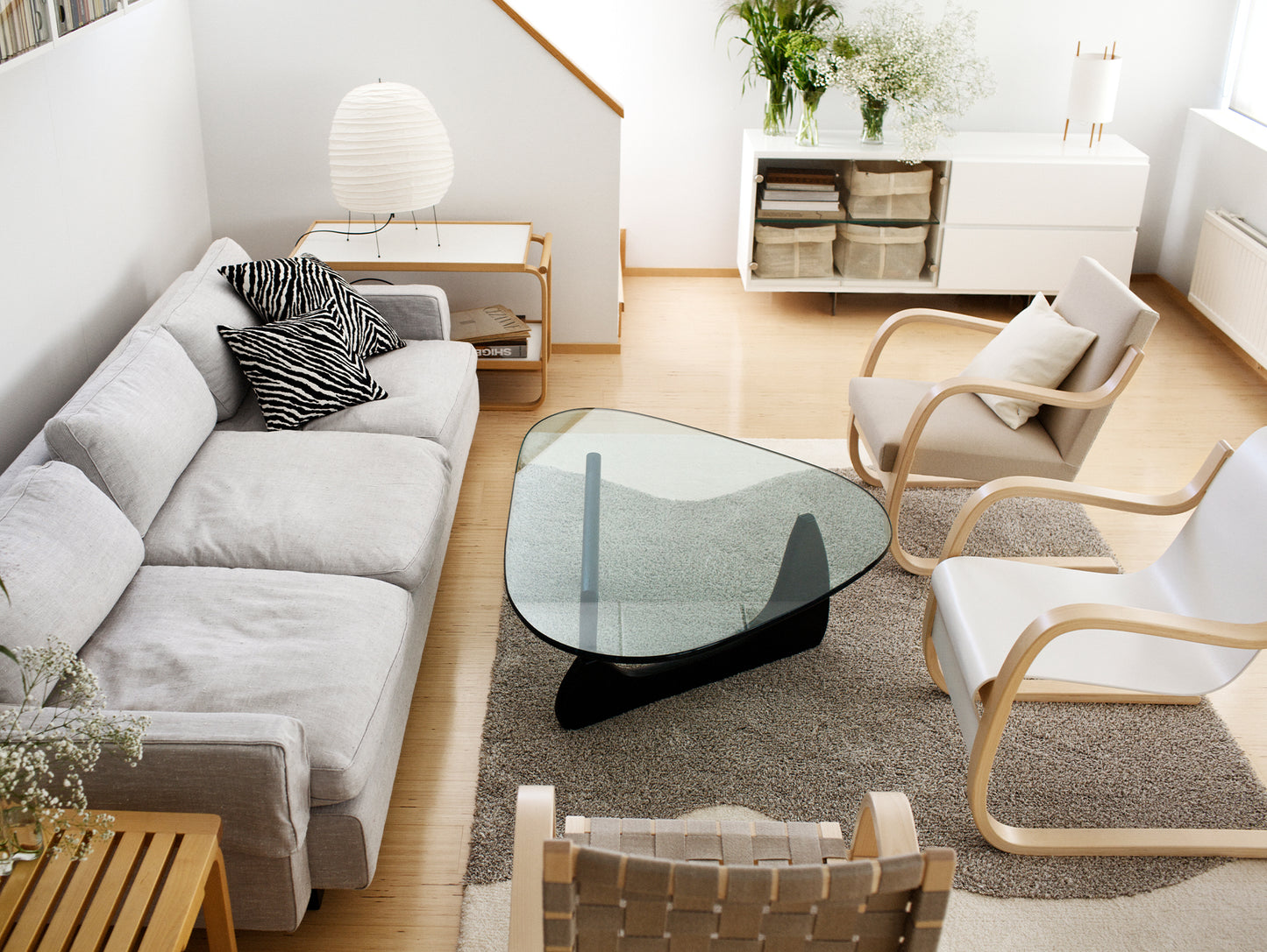 Noguchi Coffee Table by Vitra - Black Ash