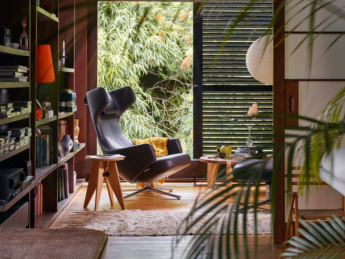 Tabouret Solvay by Vitra - Natural Solid Oak