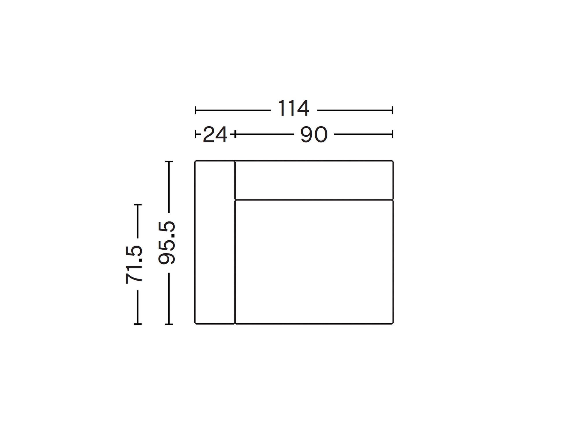 Mags Sofa - Individual Modules  1962