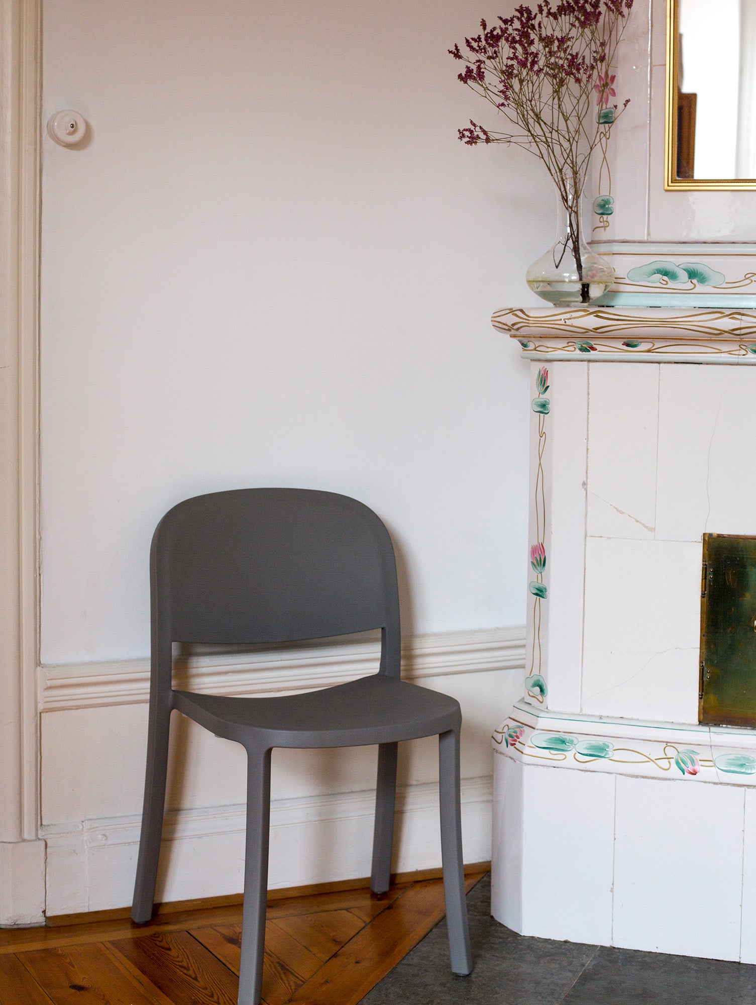 1 Inch Reclaimed Chair by Emeco - Dark Grey