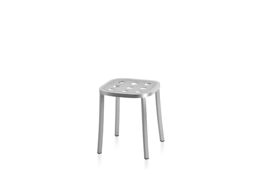 1 Inch All Aluminium Low Stool by Emeco