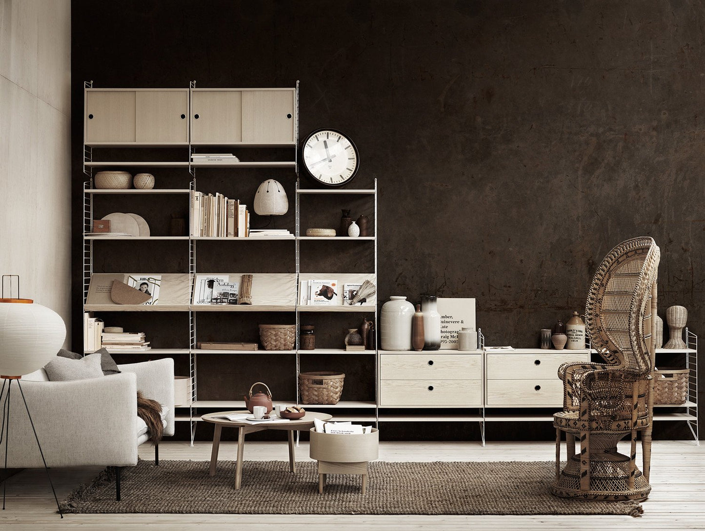 String System Chest with 2 Drawers