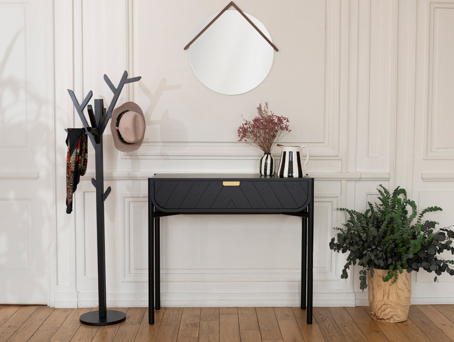 Marius Console Table by Hartô - Black Oak