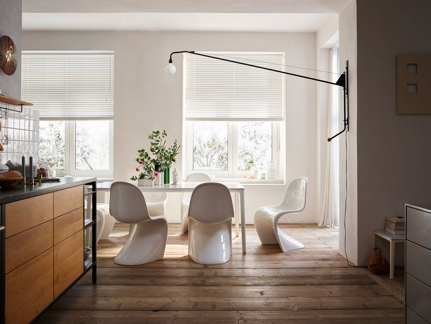 White Panton Chair by Vitra