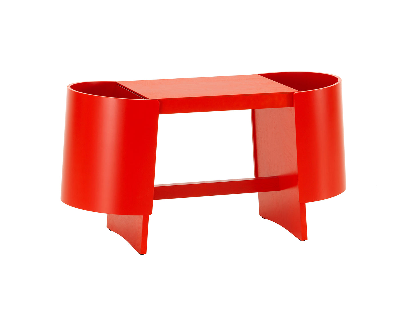 Kiulu Bench by Artek - A (L88 cm) / Bright Red Birch