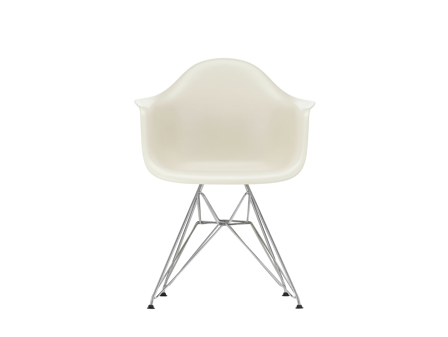 Eames DAR Plastic Armchair RE by Vitra - 11 Pebble Shell / Chrome Base